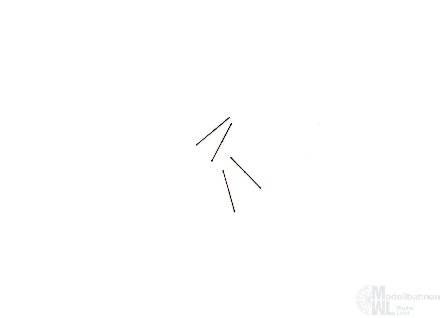 Märklin Ersatzeile E120108 - ERSATZTEIL: Griffstangen 4 St Märklin Ersatzeile E120108 - ERSATZTEIL: Griffstangen 4 St